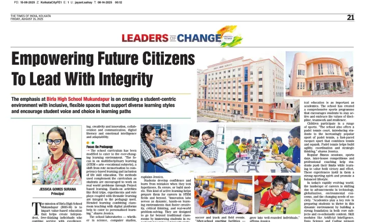 TImes of India Main Paper